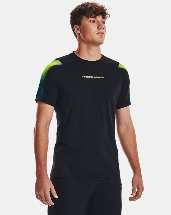 Herren T-Shirt HeatGear® Passgenau, Black, pdpMainDesktop image number 0